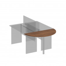 Приставка к столу без опоры французский орех К.207 ОФ