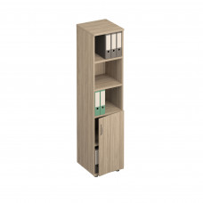 Шкаф для документов узкий открытый вяз светлый ФР 304 ВЗ