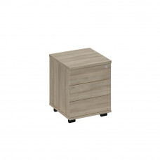 Тумба выкатная 3-х ящичная вяз либерти А1 204 ВЛ