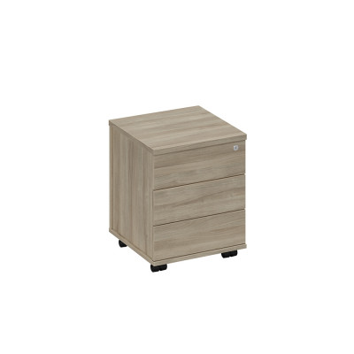 Тумба выкатная 3-х ящичная вяз либерти А1 204 ВЛ