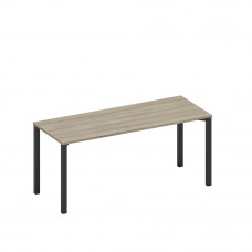 Стол письменный на металлокаркасе вяз либерти/ черный гладкий А1 ЧР 016.1 ВЛ