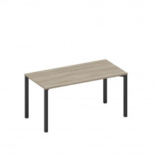 Стол письменный на металлокаркасе вяз либерти/ черный гладкий А1 ЧР 025.1 ВЛ