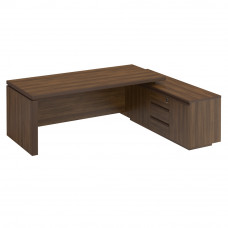 Стол руководителя на опорной тумбе орех тоскана МК 138 ОТ