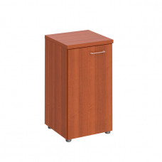 Шкаф для документов узкий низкий закрытый миланский орех ПТ 753 ОМ