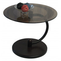 Стол журнальный Дуэт-13Н венге/тонированное стекло Д-13Н в/т