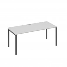 Стол письменный на металлокаркасе UNO серый / металлокаркас антрацит А4 А1 026 СЕ