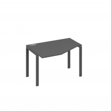 Стол "Техно" эргономичный левый на металлокаркасе UNO антрацит премиум / металлокаркас антрацит А4 А1 051 АР