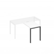 Брифинг-приставка с каркасом UNO белый премиум / металлокаркас антрацит А4 А1 071 БП