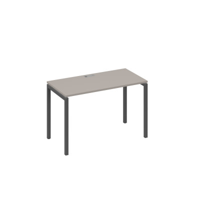 Стол письменный на металлокаркасе DUE мокко премиум / металлокаркас антрацит А4 А2 003 МП
