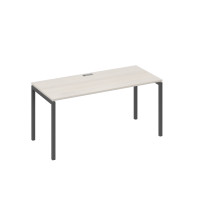 Стол письменный на металлокаркасе DUE дуб / металлокаркас антрацит А4 А2 015 ДШ