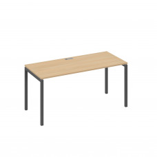 Стол письменный на металлокаркасе DUE натуральный дуб / металлокаркас антрацит А4 А2 015 НД