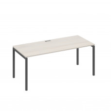 Стол письменный на металлокаркасе DUE дуб / металлокаркас антрацит А4 А2 026 ДШ