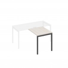 Брифинг-приставка на металлокаркасе DUE дуб / металлокаркас антрацит А4 А2 073 ДШ