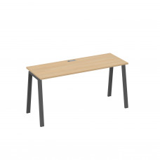 Стол письменный на металлокаркасе TRE натуральный дуб / металлокаркас антрацит А4 А3 005 НД