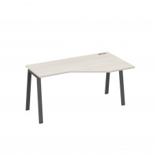 Стол правый "Техно" на каркасе TRE эргономичный дуб / металлокаркас антрацит А4 А3 056 ДШ