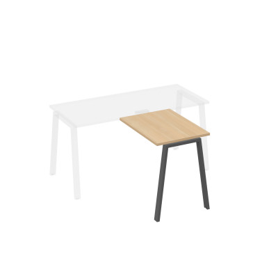 Брифинг-приставка с каркасом TRE натуральный дуб / металлокаркас антрацит А4 А3 071 НД