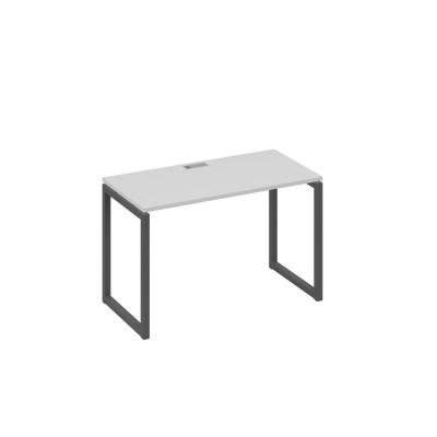Стол письменный на металлокаркасе QUATTRO серый / металлокаркас антрацит А4 А4 003 СЕ