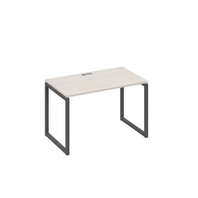 Стол письменный на металлокаркасе QUATTRO дуб / металлокаркас антрацит А4 А4 013 ДШ