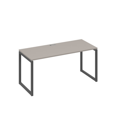 Стол письменный на металлокаркасе QUATTRO мокко премиум / металлокаркас антрацит А4 А4 015 МП