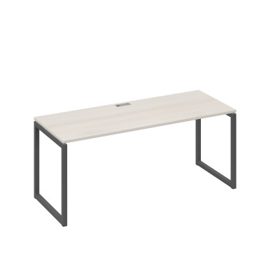 Стол письменный на металлокаркасе QUATTRO дуб / металлокаркас антрацит А4 А4 016 ДШ