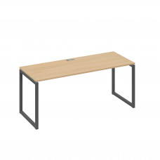 Стол письменный на металлокаркасе QUATTRO натуральный дуб / металлокаркас антрацит А4 А4 016 НД