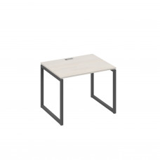 Стол письменный на металлокаркасе QUATTRO дуб / металлокаркас антрацит А4 А4 022 ДШ