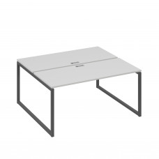 Рабочая станция (2х160) с опорами QUATTRO серый / металлокаркас антрацит А4 А4 175 СЕ