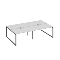 Рабочая станция на металлокаркасе QUATTRO (4х140) серый / металлокаркас антрацит А4 А4 177-2 СЕ