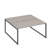 Станция (2х160) рабочая на каркасе QUATTRO мокко премиум / металлокаркас антрацит А4 А4 178 МП