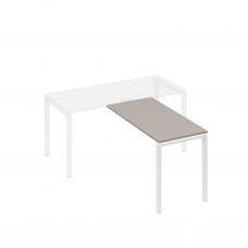 Брифинг-приставка каркас UNO мокко премиум / металлокаркас белый А4 Б1 072 МП