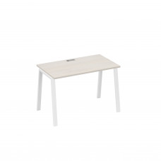 Стол письменный на металлокаркасе TRE дуб / металлокаркас белый А4 Б3 013 ДШ