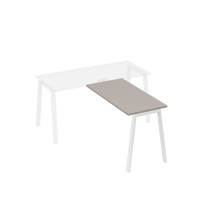 Брифинг-приставка опоры TRE мокко премиум / металлокаркас белый А4 Б3 072 МП