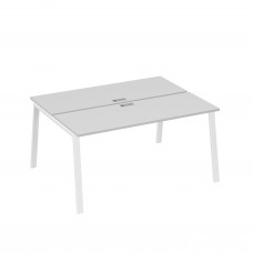 Станция 2х160 рабочая с металлокаркасом TRE серый / металлокаркас белый А4 Б3 172 СЕ