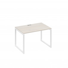 Стол письменный на металлокаркасе QUATTRO дуб / металлокаркас белый А4 Б4 023 ДШ