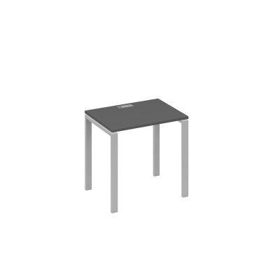Стол письменный на металлокаркасе UNO антрацит премиум / металлокаркас серый А4 С1 001 АР