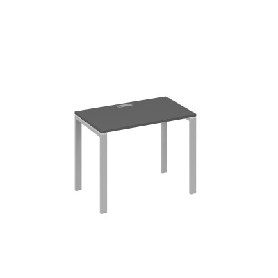 Стол письменный на металлокаркасе UNO антрацит премиум / металлокаркас серый А4 С1 002 АР