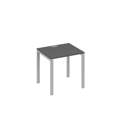 Стол письменный на металлокаркасе UNO антрацит премиум / металлокаркас серый А4 С1 011 АР