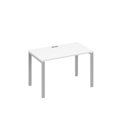 Стол письменный на металлокаркасе UNO белый премиум / металлокаркас серый А4 С1 013 БП
