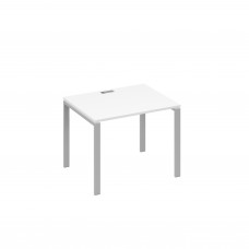 Стол письменный на металлокаркасе UNO белый премиум / металлокаркас серый А4 С1 022 БП