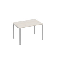 Стол письменный на металлокаркасе UNO дуб / металлокаркас серый А4 С1 023 ДШ