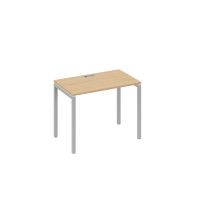 Стол письменный на металлокаркасе DUE натуральный дуб / металлокаркас серый А4 С2 002 НД