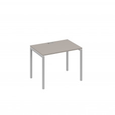 Стол письменный на металлокаркасе DUE мокко премиум / металлокаркас серый А4 С2 012 МП