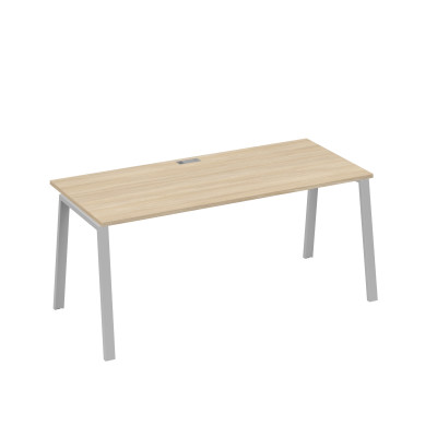Стол письменный на металлокаркасе TRE дуб скандинавский / металлокаркас серый А4 С3 026 ДК