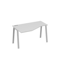 Стол "Техно" эргономичный левый металлокаркас TRE серый / металлокаркас серый А4 С3 053 СЕ