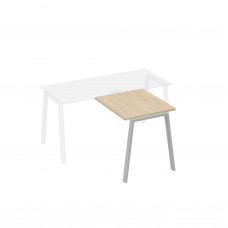 Брифинг-приставка на опорах TRE дуб скандинавский / металлокаркас серый А4 С3 073 ДК