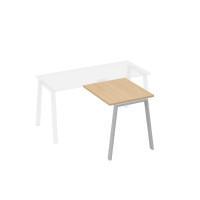 Брифинг-приставка на опорах TRE натуральный дуб / металлокаркас серый А4 С3 073 НД