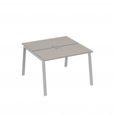 Рабочая станция (2х120) на каркасе TRE мокко премиум / металлокаркас серый А4 С3 170 МП