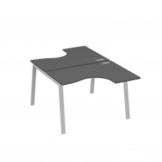 Рабочая станция каркас TRE столы Классика (2х120) антрацит премиум / металлокаркас серый А4 С3 180 АР