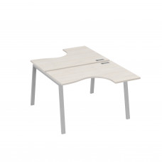 Рабочая станция каркас TRE столы Классика (2х120) дуб / металлокаркас серый А4 С3 180 ДШ