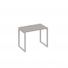 Стол письменный на металлокаркасе QUATTRO мокко премиум / металлокаркас серый А4 С4 002 МП